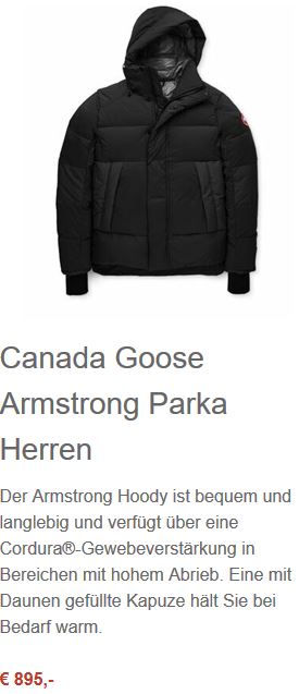 CANADA GOOSE Armstrong Parka