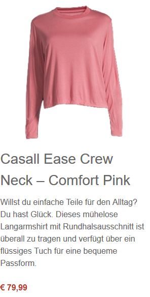 Casall Ease Crew Neck