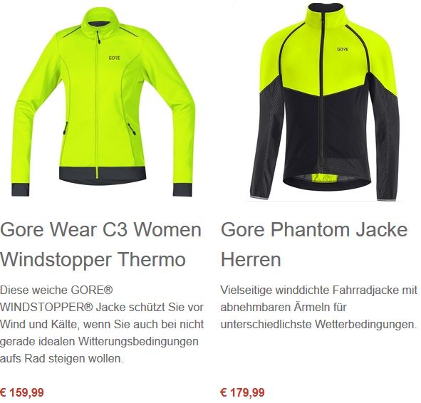Gore Bike Jacke Herren