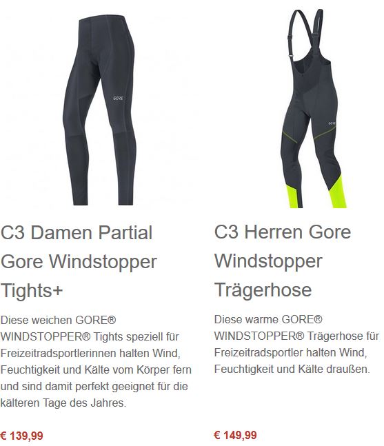 Gore Bike Hosen