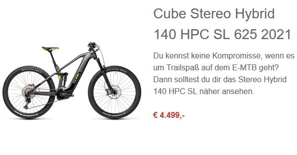 Cube STEREO HYBRID