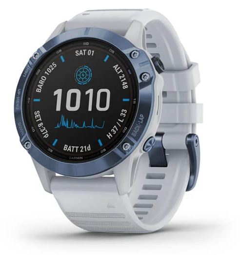 Garmin Genix 6 Pro Solar_weiss