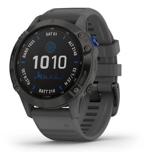 Garmin Fenix 6S Pro Solar_grau