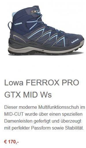 Lowa FERROX PRO GTX MID Ws