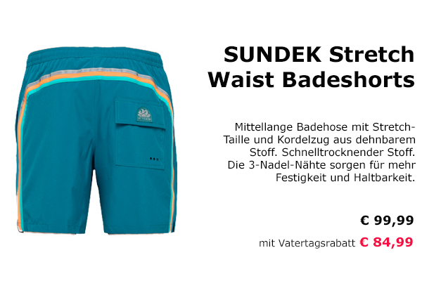 SUNDEK Badehose türkis
